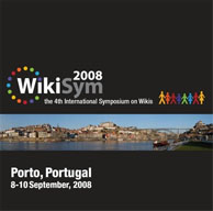 WikiSym 2008 badge